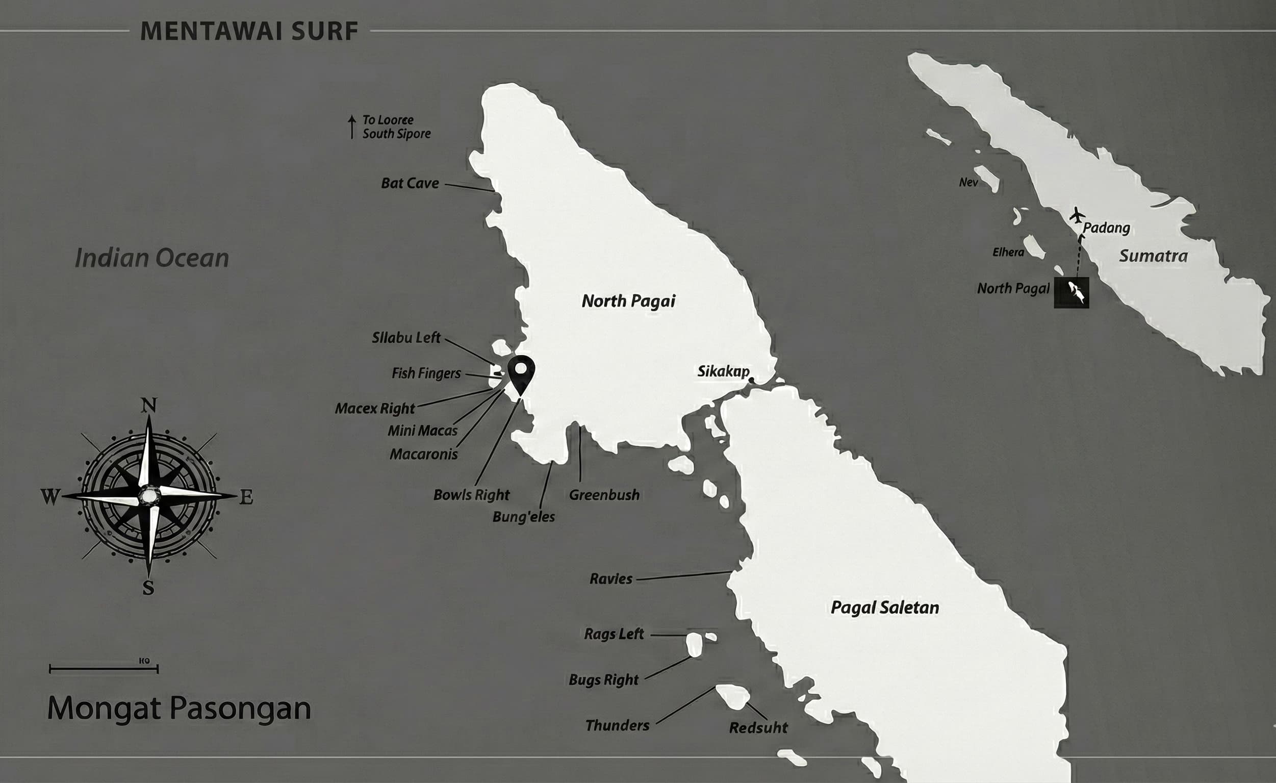 Mentawai Islands Map